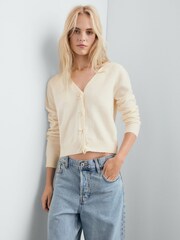 Mango White Lady Cardigan - Image 2 of 6
