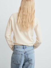 Mango White Lady Cardigan - Image 3 of 6
