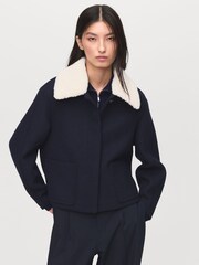 Mango Blue Mus Jacket - Image 1 of 7