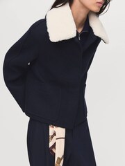 Mango Blue Mus Jacket - Image 4 of 7