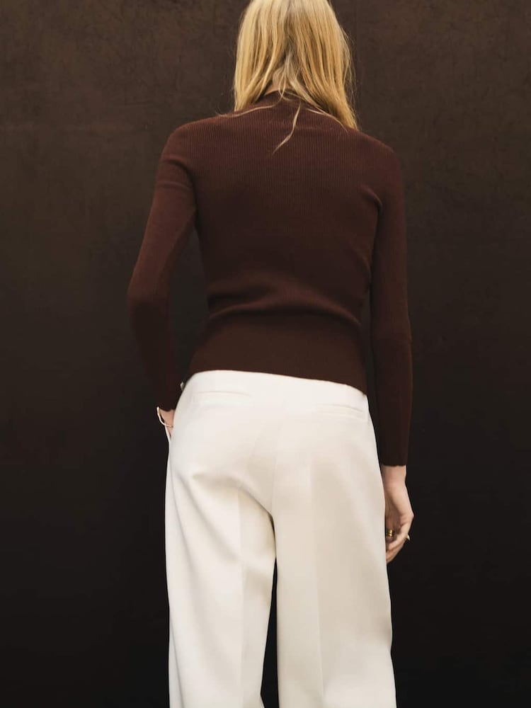 Mango Brown Cardigan Twenties - Image 2 of 6