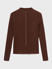 Mango Brown Cardigan Twenties - Image 5 of 6