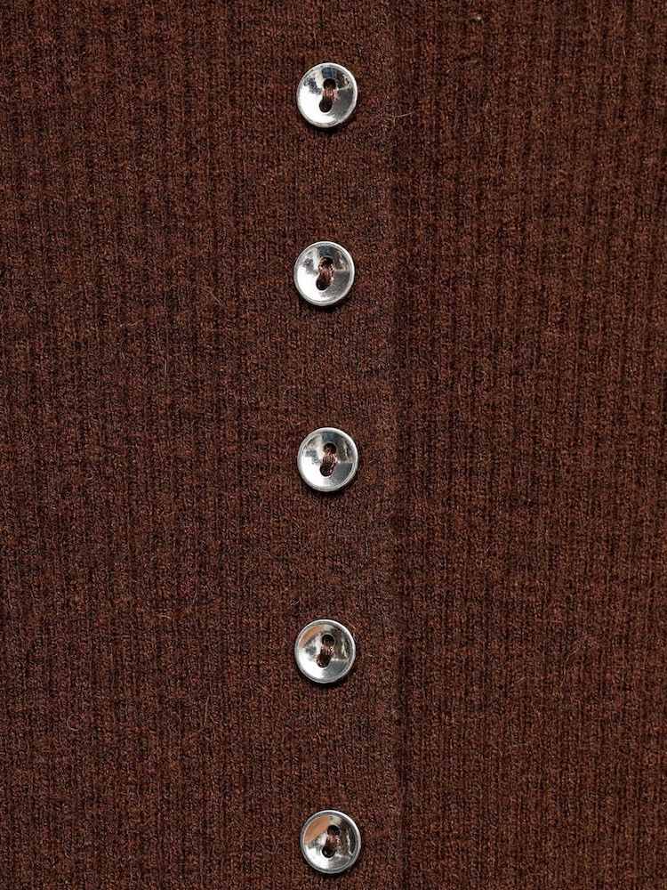 Mango Brown Cardigan Twenties - Image 6 of 6