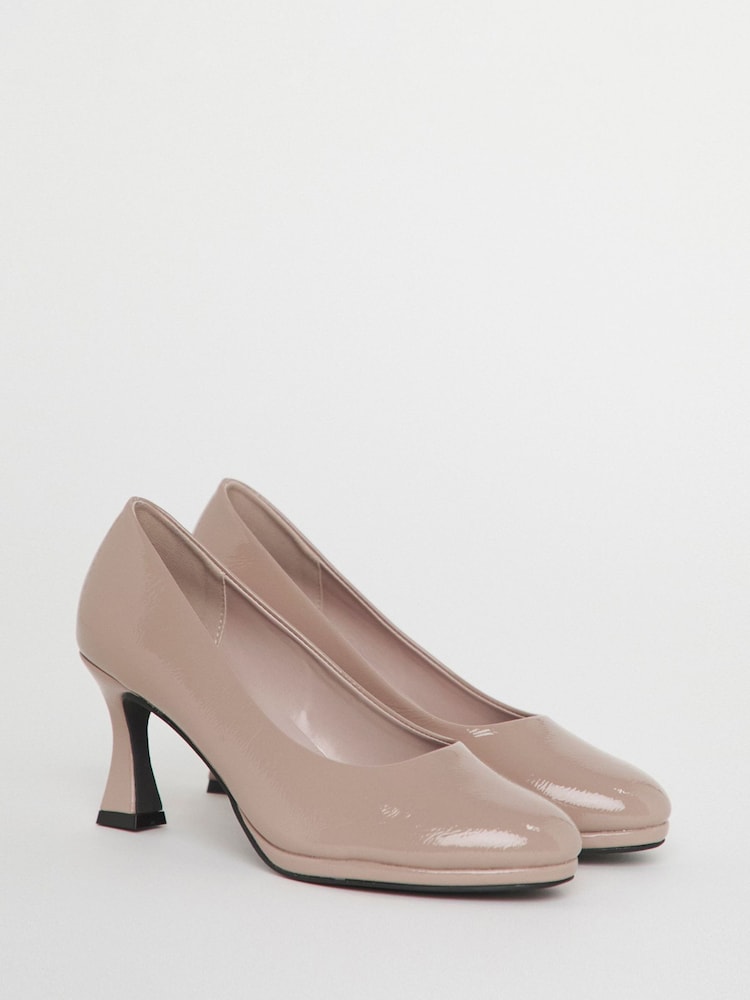 Rosa - Simply Be Court Shoe Heel - Imagen 2 de 4