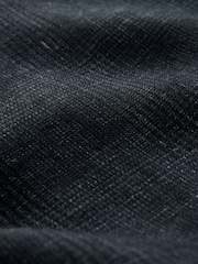 Black Checkered Relaxed Fit Signature Heritage Linen Trousers - Image 10 of 10