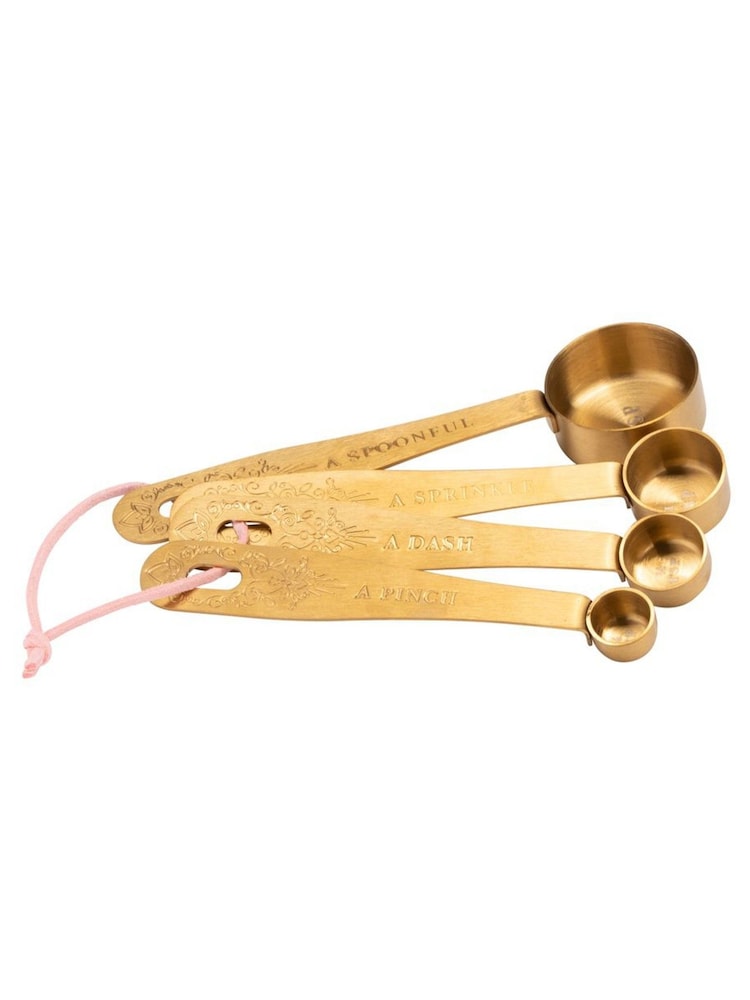 Yvonne Ellen Gold Measuring Spoons - Image 1 of 3 Yvonne Ellen Gold Measuring Spoons - Image 1 of 3