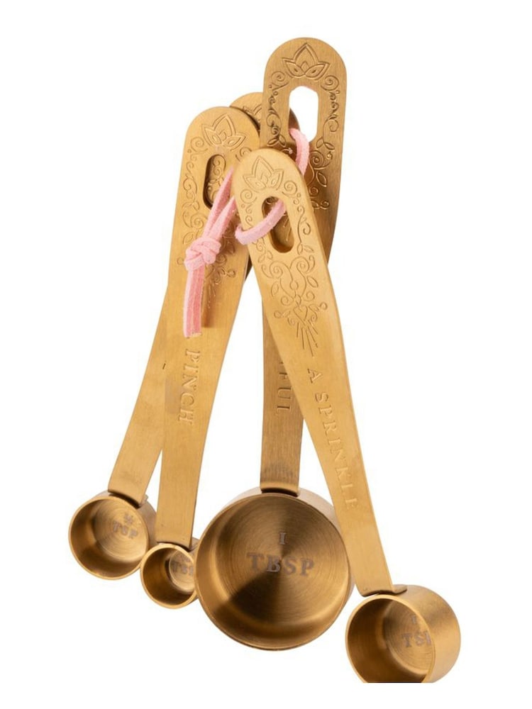 Yvonne Ellen Gold Measuring Spoons - Image 2 of 3 Yvonne Ellen Gold Measuring Spoons - Image 2 of 3