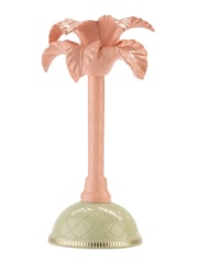 Yvonne Ellen Pink Palm Candlestick Holders - Image 1 of 3
