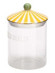 Yvonne Ellen Yellow Glass Storage Medium Hello - Image 2 of 2