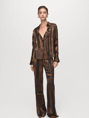Mango Brown Shirt Trini - Image 1 of 6
