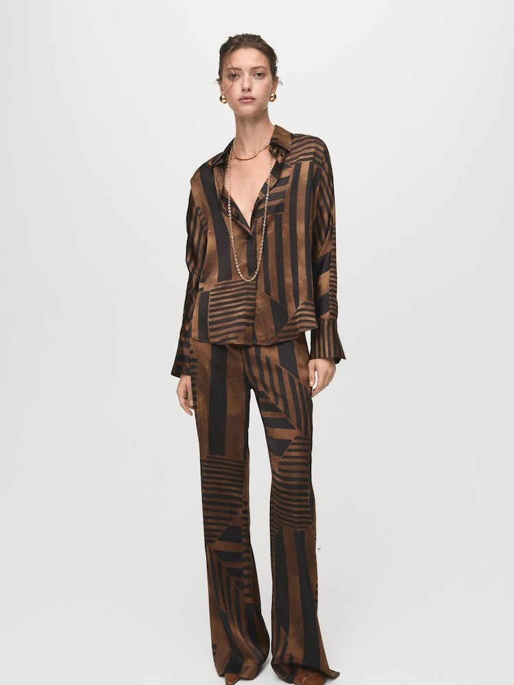 Mango Brown Shirt Trini - Image 1 of 6