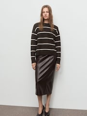 Mango Brown Marina Sweater - Image 1 of 7