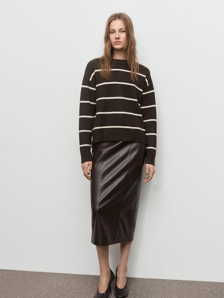 Mango Brown Marina Sweater - Image 1 of 7