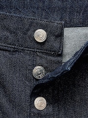Mango Blue Low-Rise Straight-Leg Jeans With Buttons - Image 5 of 6