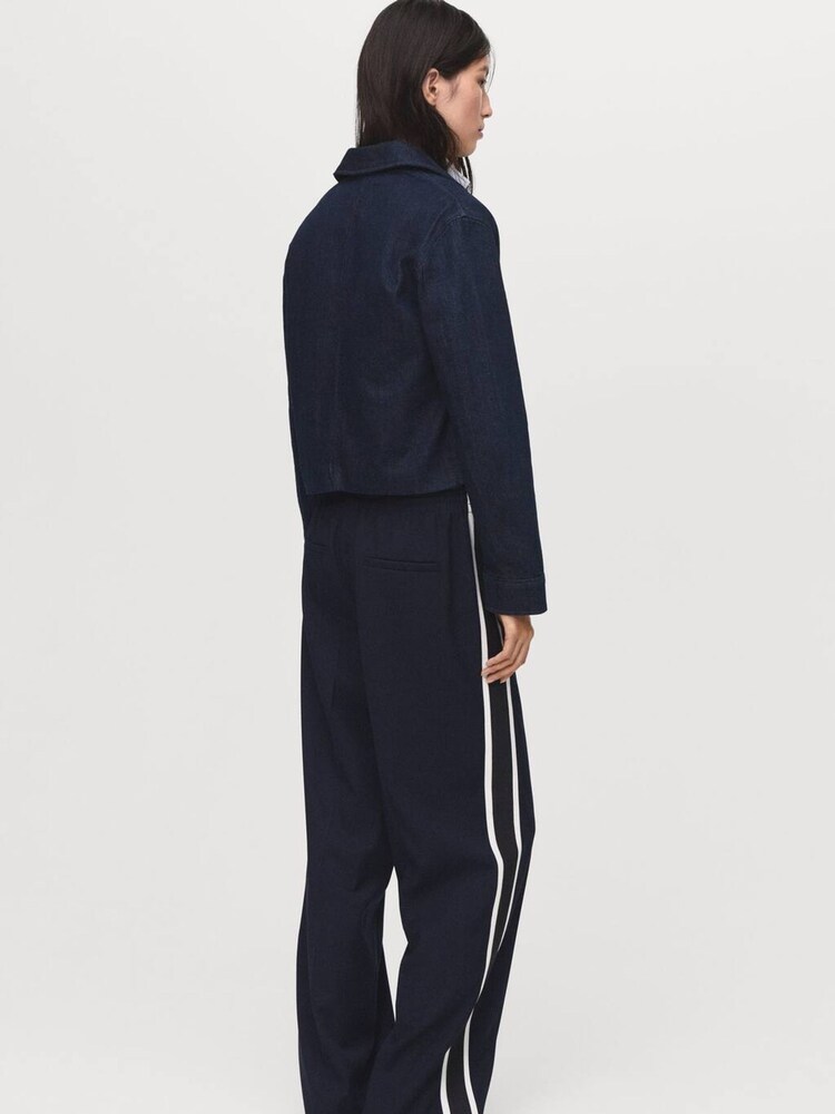 Mango Blue Massim Trousers - Image 2 of 6