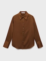 Mango Brown Shirt Ideale - Image 5 of 6