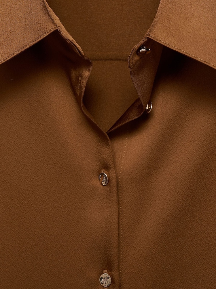 Mango Brown Shirt Ideale - Image 6 of 6