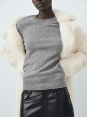 Mango Grey Bahia Cashmere Sweater - Image 2 of 6