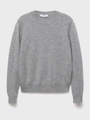 Mango Grey Bahia Cashmere Sweater - Image 5 of 6