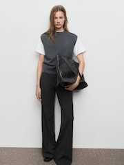 Mango Grey Waistcoat Bollo - Image 3 of 7