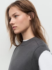 Mango Grey Waistcoat Bollo - Image 5 of 7