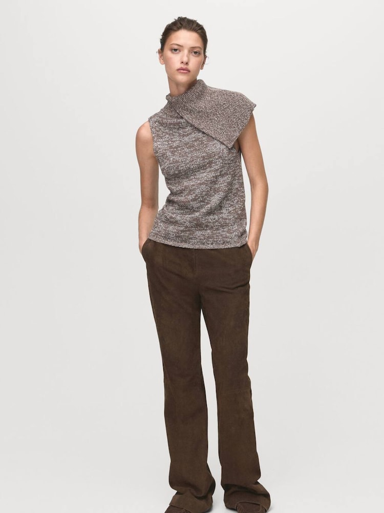 Mango Natural Waistcoat Mosus - Image 1 of 6