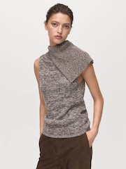 Mango Natural Waistcoat Mosus - Image 3 of 6