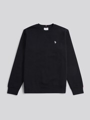 U.S. Polo Assn Black Double Horsemen Crew Neck Sweat Top - Image 11 of 11