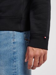 U.S. Polo Assn Black Double Horsemen Crew Neck Sweat Top - Image 3 of 11