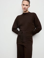 Mango Brown Vieiri Sweater - Image 1 of 5