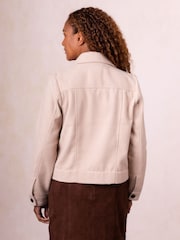 Lakeland Clothing Cream Lupin Shacket - Image 2 of 6