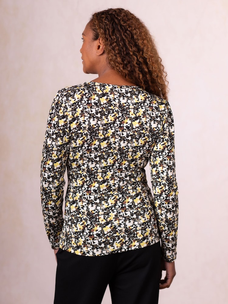 Lakeland Clothing Yellow Verona Wrap Top - Image 1 of 6 Lakeland Clothing Yellow Verona Wrap Top - Image 1 of 6