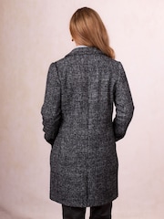 Lakeland Clothing Radella Wool Blend Black Coat - Image 2 of 6