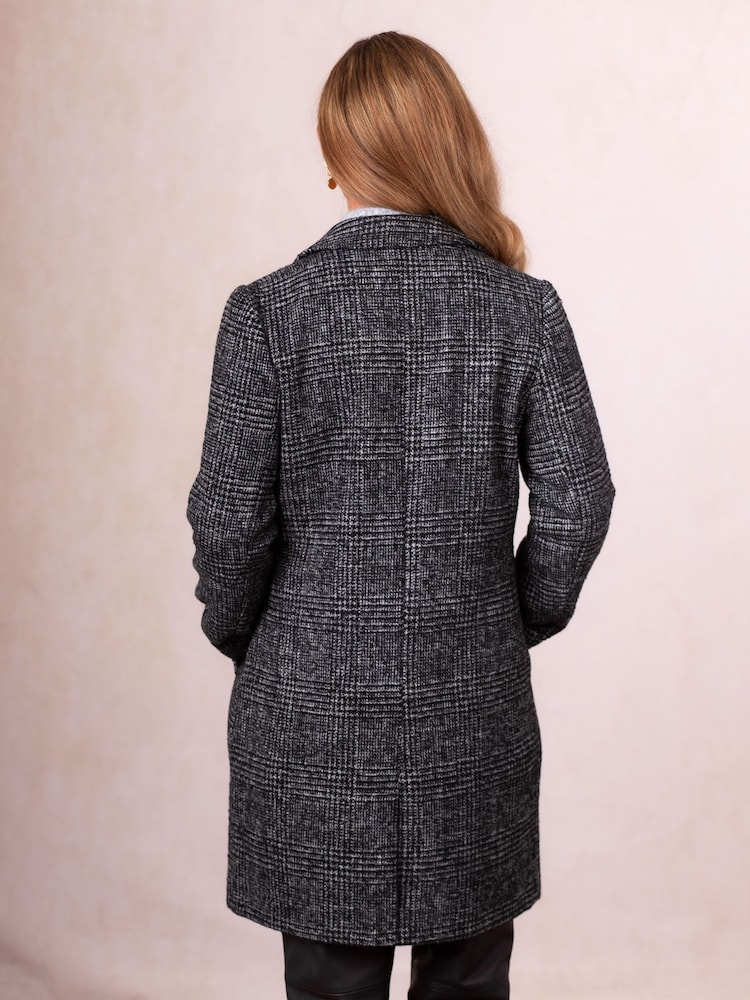 Lakeland Clothing Radella Wool Blend Black Coat - Image 2 of 6