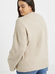 Simply Be Natural Crew Neck Knitted Jumper - Image 2 of 4