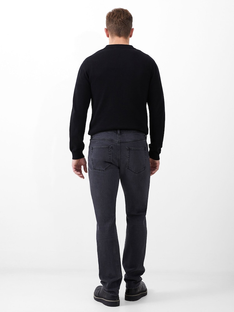 French Connection Grey Cotton Blend Slim Fit Stretch Jeans - Image 2 of 4 French Connection Grey Cotton Blend Slim Fit Stretch Jeans - Image 2 of 4