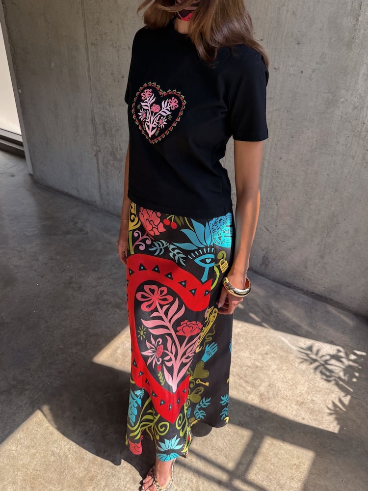 Never Fully Dressed Black Amara Baby T-Shirt - صورة 1 من 5 Never Fully Dressed Black Amara Baby T-Shirt - صورة 1 من 5