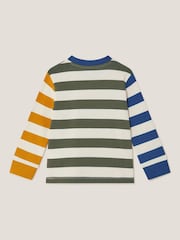 Monsoon Yellow Awesome Stripe Long Sleeve Top - Image 2 of 3