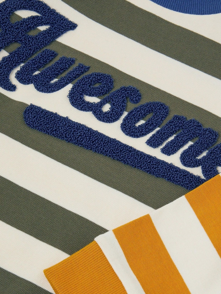 Monsoon Yellow Awesome Stripe Long Sleeve Top - Image 3 of 3 Monsoon Yellow Awesome Stripe Long Sleeve Top - Image 3 of 3