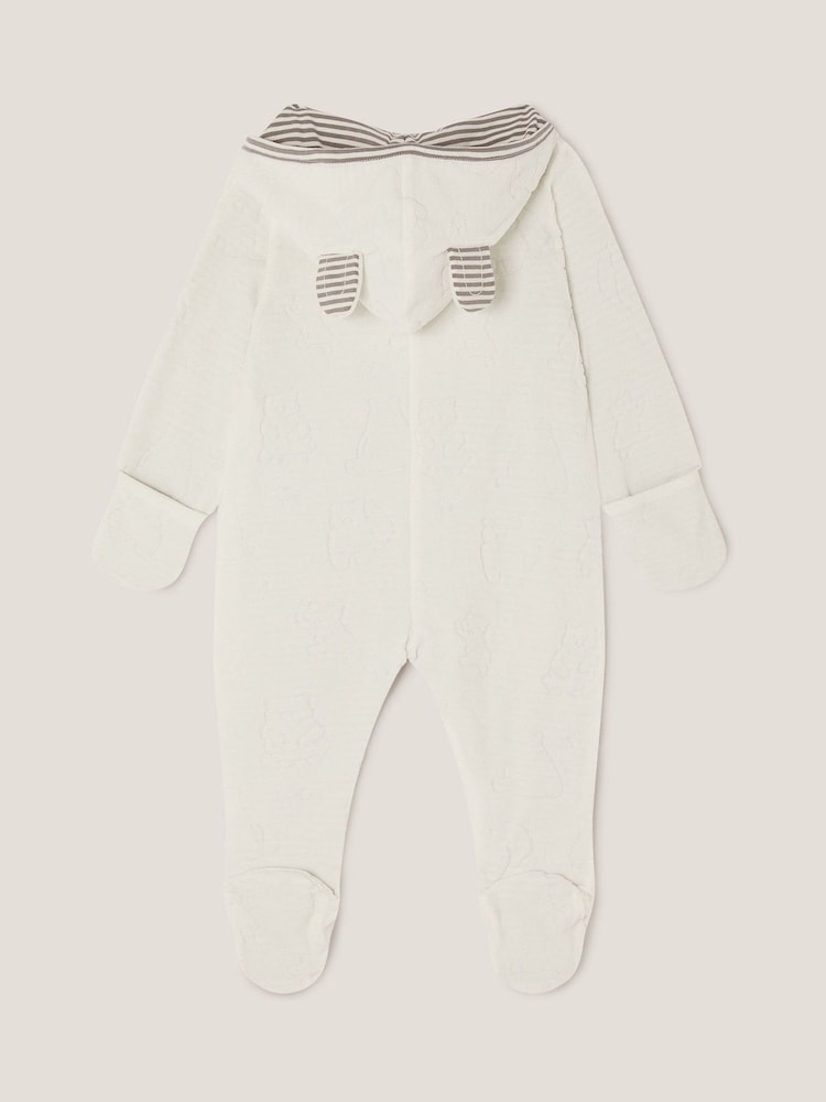 Monsoon Polar Bear Sleepsuit - صورة 2 من 3 Monsoon Polar Bear Sleepsuit - صورة 2 من 3
