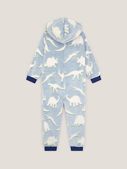Monsoon Blue Glow In The Dark Dinosaur Onesie - Image 2 of 3