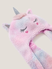 Monsoon Purple Unicorn 3-in-1 Hat Scarf - Image 3 of 3