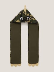 Monsoon Green Borg Camo Hat Glove Scarf Set - Image 1 of 2