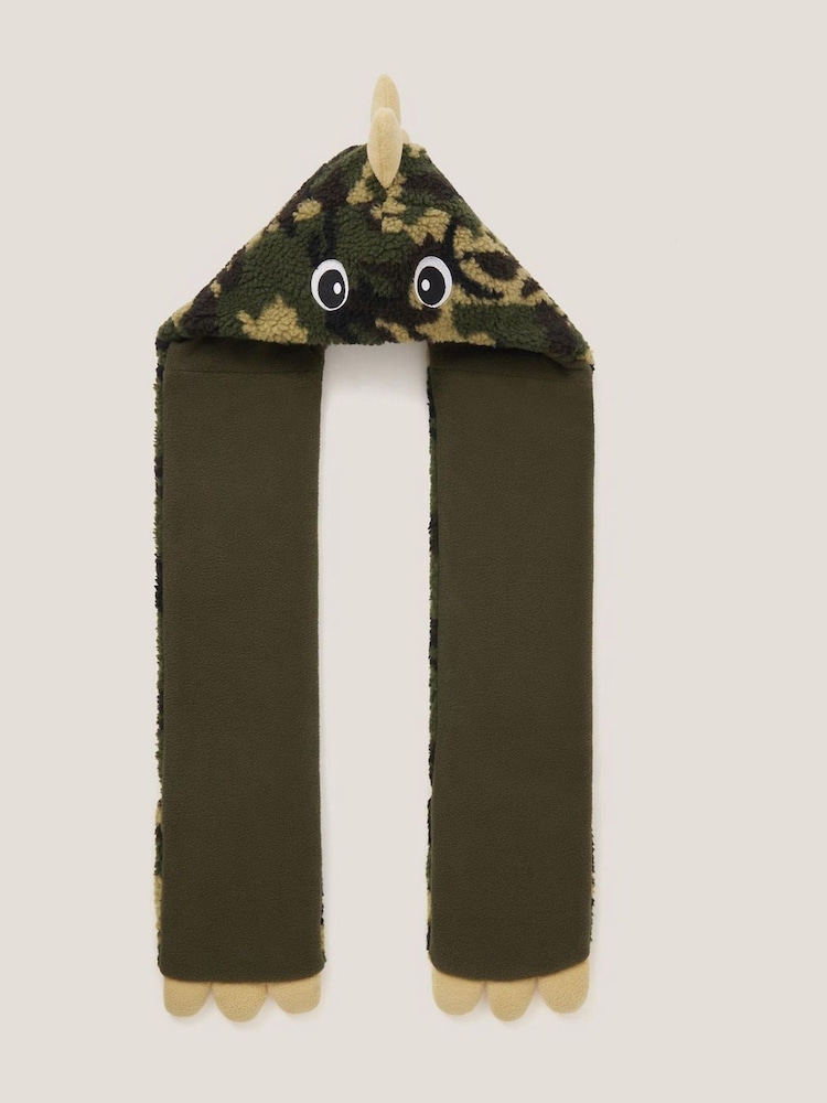 طقم من قبعة وقفازات ووشاح من الفرو الصناعي من تشكيلة Camo من Monsoon - صورة 1 من 2 طقم من قبعة وقفازات ووشاح من الفرو الصناعي من تشكيلة Camo من Monsoon - صورة 1 من 2