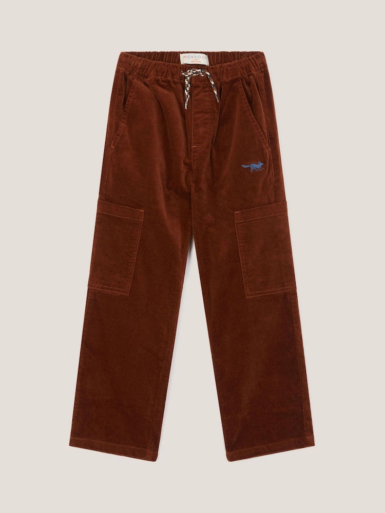 Monsoon Uncut Cord Cargo Trousers - Imagen 1 de 3