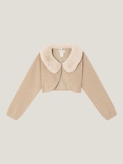 Monsoon Detachable Collar Fuzzy Cardigan - Slika 1 iz 3