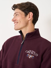 Crew Clothing Red Row House Graphic Fleece - Image 4 of 6