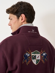 Crew Clothing Red Row House Graphic Fleece - Image 5 of 6