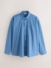 أصفر - Drummed Texture Long Sleeve Shirt - Image 7 of 9