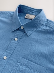 أصفر - Drummed Texture Long Sleeve Shirt - Image 8 of 9